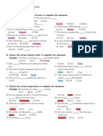 Vocabulary: English File Intermediate Worksheet 3