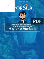Checklist de Control de Las Practicas Correctas de Higiene Agricola