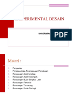 Pengantar Desain Eksperimen 1