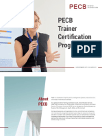 Pecb Trainer Certification Program