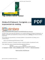 Zimbra Liberar Espaço - Respirando Linux