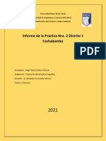 Informe de La Practica 2 Dsitrito 1 Cbba de SIG