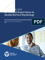 APA - Guidelines-Supervision