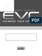 HKS EVC VI 6 Boost Controller Installation Instruction Manual