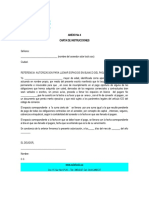 Carta de Instrucciones A 4