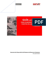 Guía Metodológica Para Elaborar Perfiles de Puestos Servir