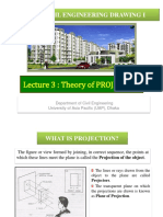 Lecture 3: Theory of PROJECTION: Ce 102: Civil Engineering Drawing I
