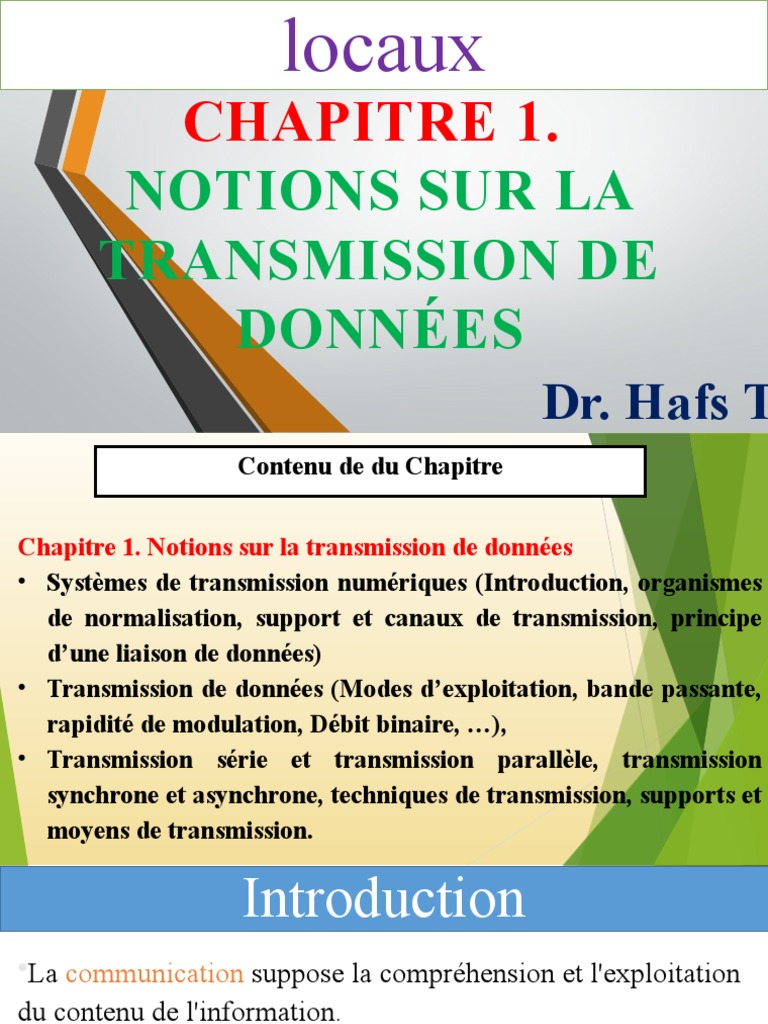 Chapitre 1 | PDF | Modulation | Compression de données