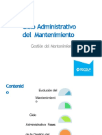 Semana 3 Ciclo Administrativo Del Mantenimiento