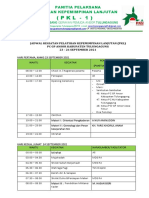 Jadwal PKL 1 PC GP Ansor Tulungagung 2021