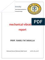 Mechanical Vibrations Report