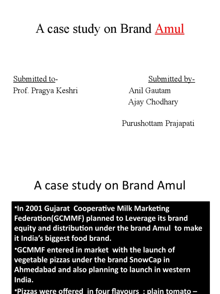 amul trademark case study pdf