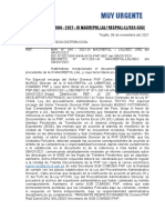 Muy Urgente: Mem./Mult #004 - 2021 - Iii Macrepol - Lal/ Regpoll-Ll/Sec-Sige