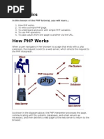 PHP Basics: in This Lesson of The PHP Tutorial, You Will Learn..