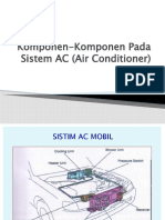 Komponen-Komponen Pada Sistem AC (Air Conditioner)