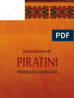 Livro - Centro Histórico de Piratini Preservação e