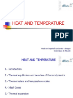 Heat and Temperature: Grado en Ingeniería en Sonido e Imagen Universidad de Alicante