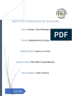 Instituto Tecnologico de Tehuacan: Activity