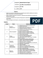 Nombre de La Asignatura: Catedrático: Clave de La Asignatura: Horas Teoría - Horas - Práctica - Créditos