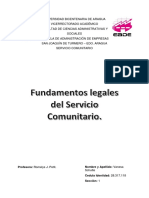 Fundamentos Legales Del Servicio Comunitario