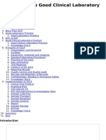 Introduction Good Clinical Laboratory Practice