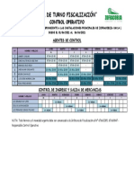 23 - ROL DE TURNO 1 Al 6 de Junio Del 2021