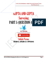 Gupta and Gupta Surveying: PART 5 (QUESTION 41-50)