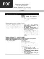 5.1 Logic Statements and Quantifiers