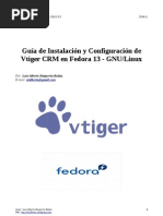 Guia de Instalación y Configuracion de Vtiger CRM en Fedora 13 Linux