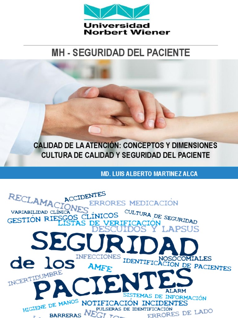 Clase 01. Calidad de La Atención | PDF | Seguridad del paciente | Hospital