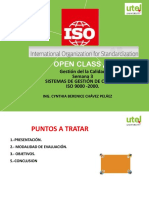 Open Class Gestión de La Calida ISO 9000-2000