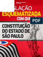 Legislação Esquematizada - Constituição do Estado de São Paulo -  capa atualizada