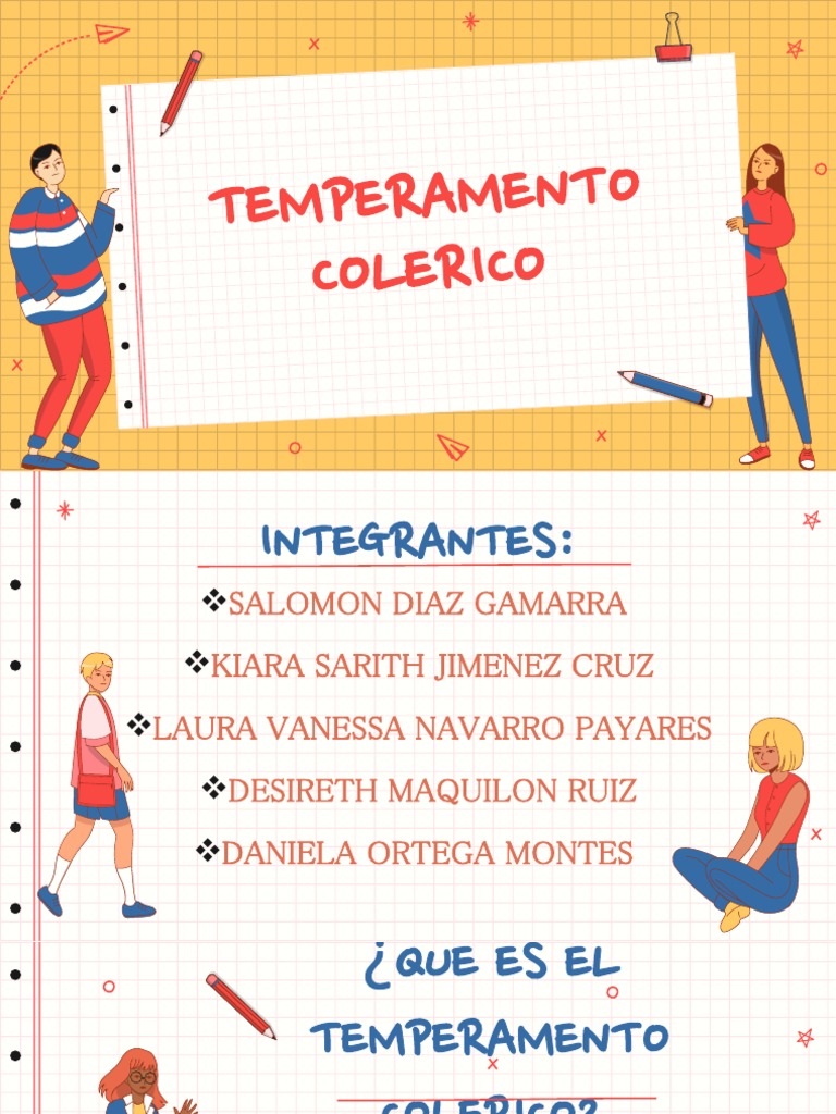 Características del Temperamento Colérico | PDF | Temperamento ...