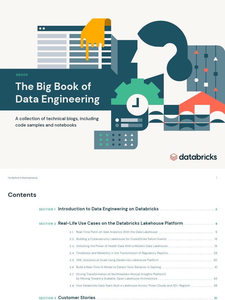 Big Book of Data Engineering Final | PDF | Point Of Sale | Cloud ...