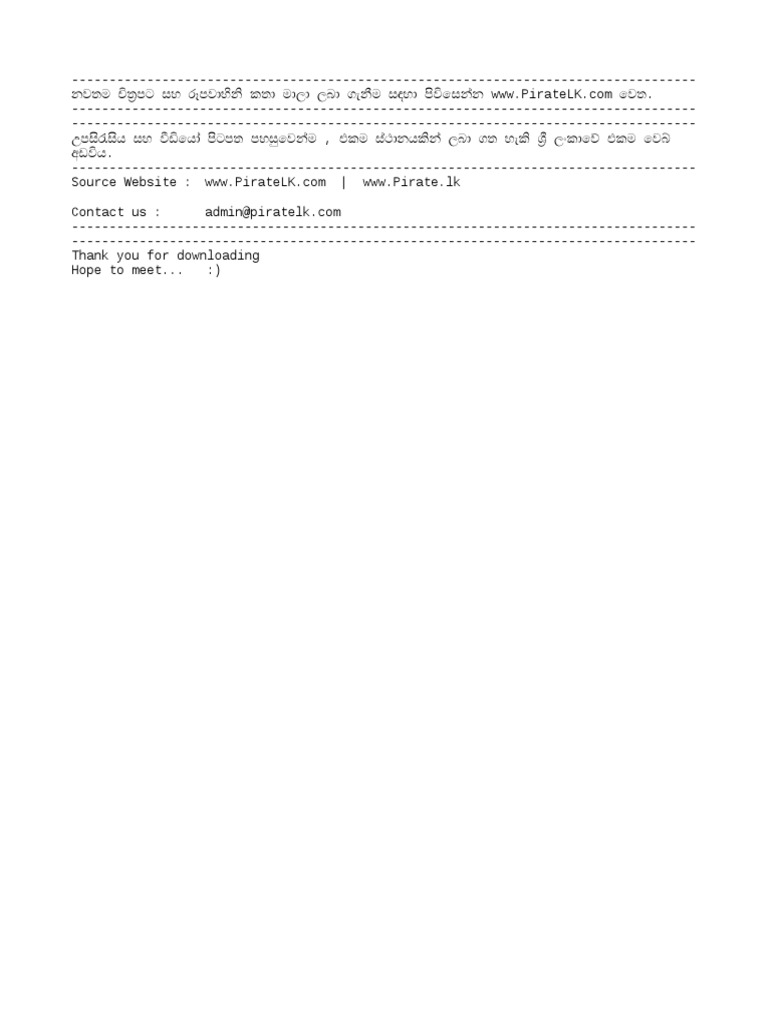 Pirate LK | PDF