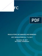 Aifc Regulations On Damages and Remedies 2017 - New Design