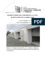 Terminal Terrestre Santo Domingo informe cumplimiento GBPA