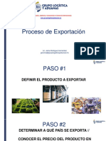 Proceso de Exportación 2020