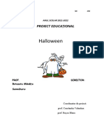 Proiect Educativ Haloween