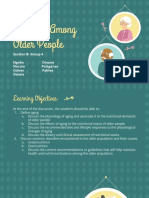 Nutrition Among Elderly People - Section B - Group 4