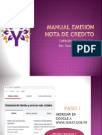 Manual Emision Nota de Credito