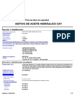Cat Hydraulic Oil Additive 20000426.ESPAÑOL