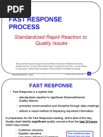 Fast Response Tracking Board Overview | PDF