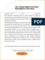 TERMO DE CONSENTIMENTO PARA FOTOS DO CORPO