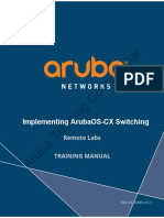 Implementing ArubaOS-CX Switching Lab Guide Rev 20.21