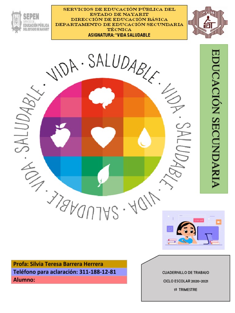 Cuadernillo Vida Saludable 2020-2021 | PDF | Dormir | Alimentos