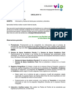 Circular No. 10 Noviembre-Diciembre de 2021