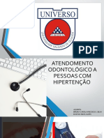 ATENDIMENTO ODONTOLÓGICO A PESSOAS COM HIPERTENÇÃO Bruna e Davi