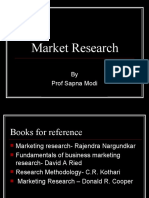 Market Research: by Prof Sapna Modi