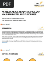 From Good To Great: How To Ace Your Marketplace Fundraise (2021)